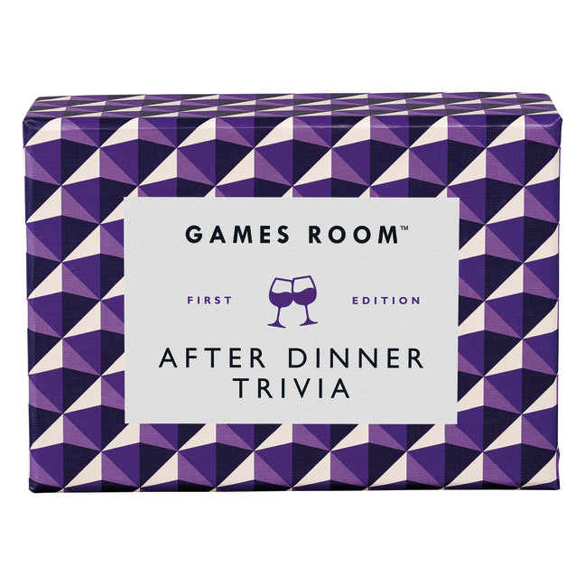 After Dinner Trivia Games Room