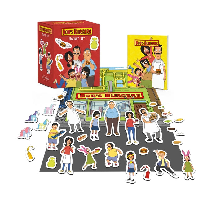 Bob's Burgers Magnet Set with Book Rp Minis