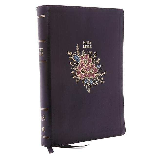 KJV, Deluxe Reference Bible, Super Giant Print, Imitation Leather, Black, Indexed, Red Letter Edition Thomas Nelson