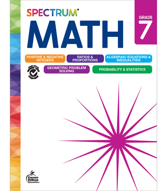 Spectrum Math Workbook, Grade 7 Spectrum