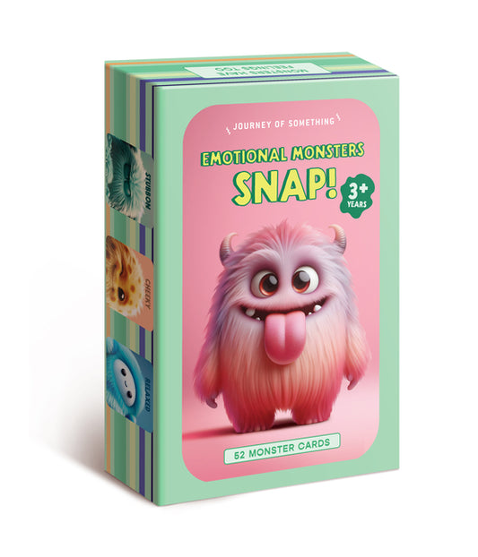 Emotional Monsters Snap Card Game - Learn Emotions Through Play - For Kids Journey of Something